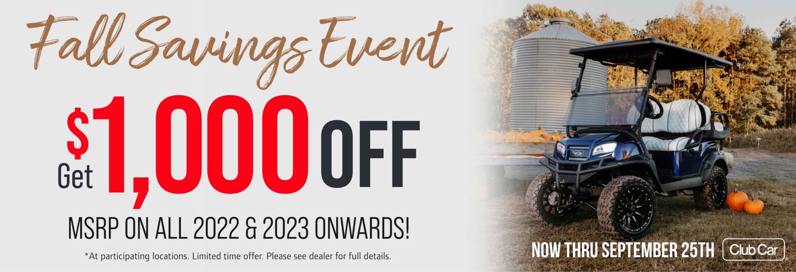 Club Car® Promotions OH Van Wert Carts & More